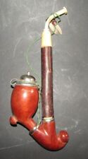 PIPE en BOIS travaille suisse hunting pipe swiss Bruyere Garantie