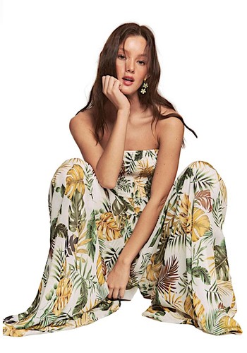 Robe longue empire palazzo - longue,