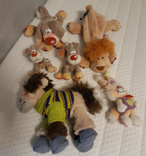 Peluche diddl  Mimihopps, Galupy, Bibombi, plus trousse Nici le Lion lot VINTAGE