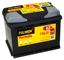 Batterie de voiture FULMEN 62Ah/540A 