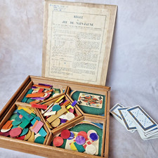 Coffret Jeux Nain Jaune - Vintage - en Bois