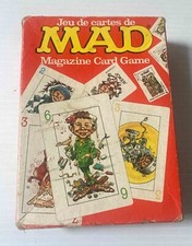 Jeu de cartes MAD MAGAZINE version française 1980 Parker Brothers Rare