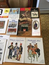 13 Model toy soldiers Uniform Catalogs Badges Guides Military