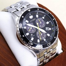 Montre solaire Citizen Promaster Eco Drive E820 S063906 10 bars analogique po...
