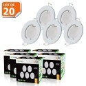 Lot de 20 Spot Led Encastrable