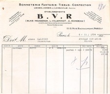 1934 BONNETERIE FANTAISIE