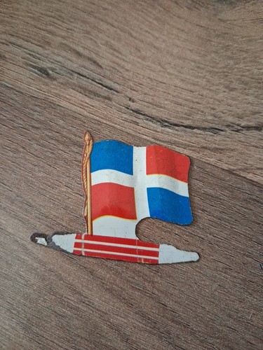 Plaque metal drapeau biscuits - plaque,