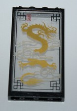 Lego Ninjago Black Frame 60596 + Glass 57895pb013  Set 70505 Temple of Light 