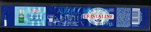 France etiquette water label - france,