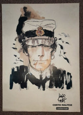 AFFICHE BD CORTO MALTESE HUGO