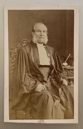 Cdv avocat tenue robe - en, avec