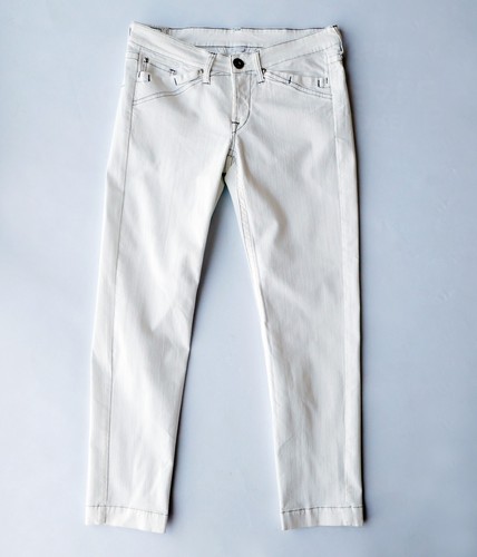 Pantalons jeans blanc ete - blanc,