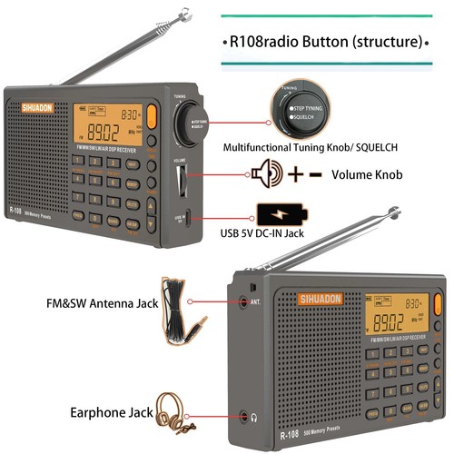 Radio portable avec - radio, am/fm