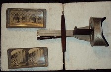 Stéréo scope antique - stéréo, vintage