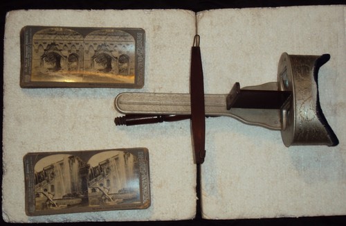 Stéréo scope antique - antique, vintage