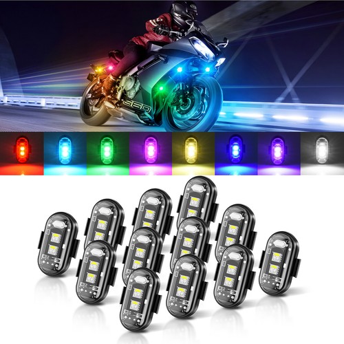 12x rgb led strobe light - rgb,