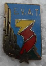 PIN'S MILITAIRE DES EVAT DU 3 REGIMENT D'HELICOPTERES DE COMBAT (3 RHC)