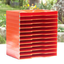 Casier trieur de bureau orange