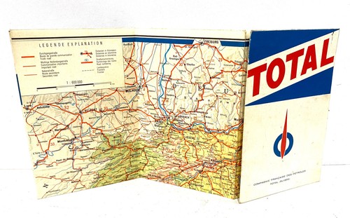 Ancienne carte routière - ancienne,