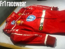 Combinaison de course de kart style Ferrari F1 2025 - tailles adultes et...