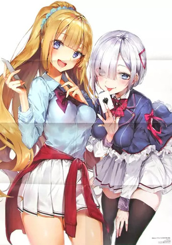 Affiche pliée anime - affiche,