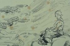 Beau Tableau ancien Portrait