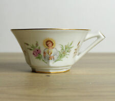 Magnifique tasse a café en porcelaine souvenir de communion signé Limoges