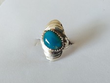 BAGUE VINTAGE NAVAJO ARGENT