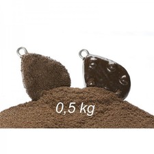 PACK REVETEMENT PLOMB - Gros Grain MARRON 500 grs POUDRE Alciumpeche