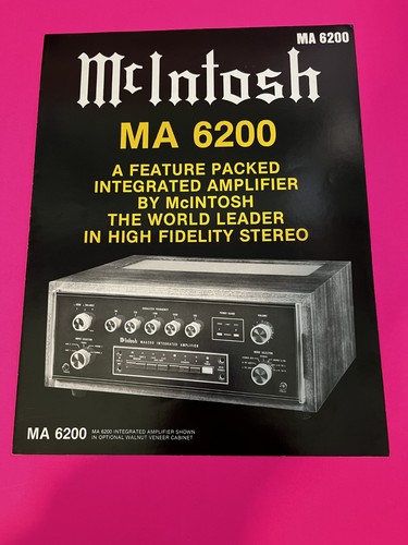Mcintosh ma6200 integrated - ma6200,