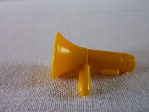 Playmobil porte voix - playmobil, jaune