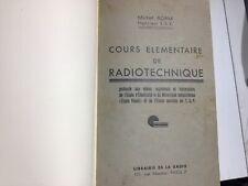 Cours elementaire de radiotechnique de 1940