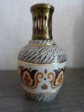  LAMPE BERGER B.O en grés d'art , BREUGNOT , décors de fresque  (ch)