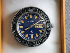 Montre homme Raketa World Time Cities Rocket russe soviétique URSS vintage CCCP