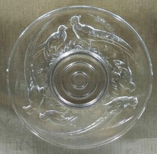 Coupe cristal faisans Verlux