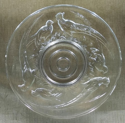 Coupe cristal faisans verlux - coupe,