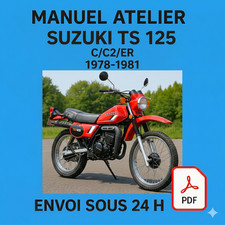 Manuel atelier suzuki ts125 - manuel,