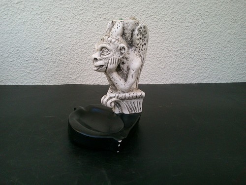 Cendrier bougeoir decor - cendrier,