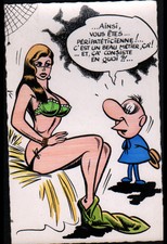 RENDEZ-VOUS GALANT avec PERIPATETICIENNE / PROSTITUTION illustrée période 1950