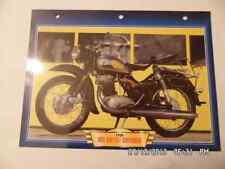 CARTE FICHE MOTO NSU OSB 251 SUPERMAX 1958