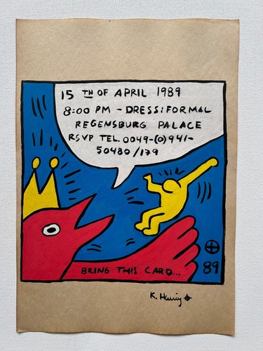 Keith haring dessin sur - keith, papier