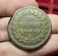 #73-4 ~ Dupré - 1 UN Décime L'An 7 A