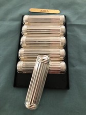 CHRISTOFLE   ARIA  6 Porte -Couteaux 8 cm. métal A- Bague Argent Ou Bague Or. Tb