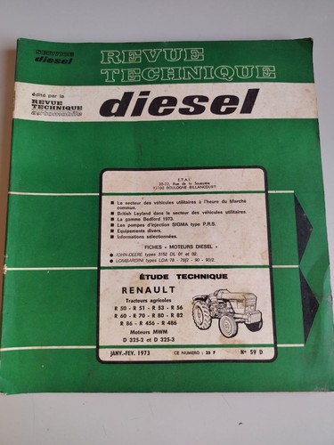 Revue technique tracteur - revue,