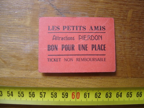Jeton carton billet ticket - jeton,