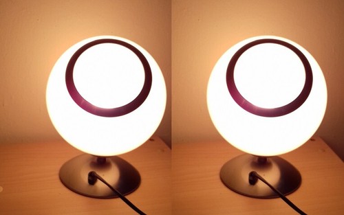 Couple lampes table boules - couple,