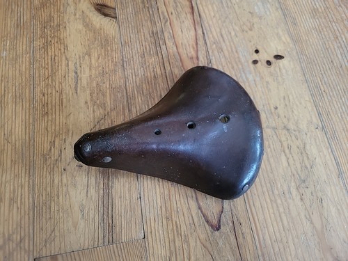 Selle vélo cuir - selle, en