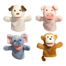 Marionnette à main en peluche