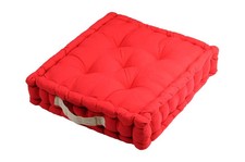 COUSSIN DE SOL DUO ROUGE/LIN