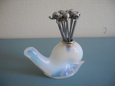 ancien porte piques escargots art table snail spades holder 30s Sabino art déco